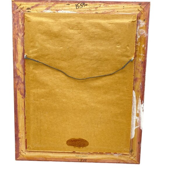 Native American framed needlepoint picture wall art Southwest home decor - Picture 7 of 7